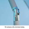 Core Flame-Resistant Industrial Umbrella, Blue - Tilt Function